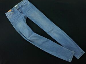 ZARA TRF ザラ トラファ USED加工 スキニー デニムパンツ size36/青 ■■ ☆ dgb1 レディース