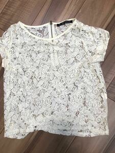 ZARA レースTシャツ Sサイズ