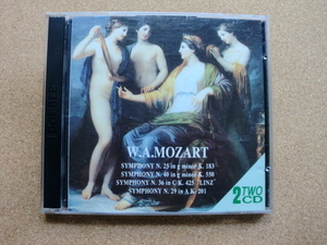 ＊【２CD】W.A.MOZART SYMPHONIES N.25、40、36、29／ライブ・クラシック・ベスト100（LCB102）（輸入盤）邦文ライナー付