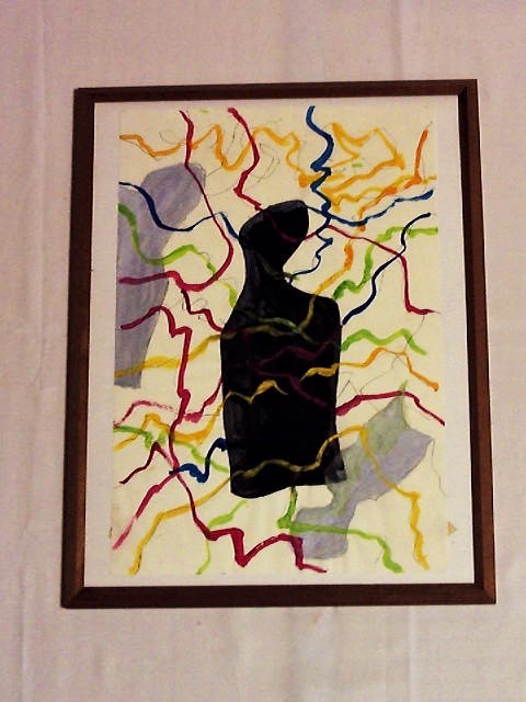 ★Out of stock!★Modern art [Abstract figure painting]★Watercolor painting/handwritten guarantee/author unknown!, painting, watercolor, portrait