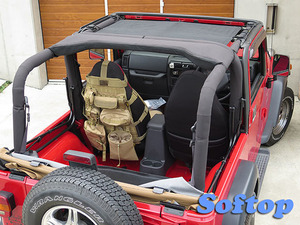 スパイダーウェブシェード TJKini(Red) JeepWrangler TJ 97-06用 SPIDERWEBSHADE ジープ・ラングラー