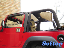 スパイダーウェブシェード SW1-TJ(Tan) JeepWrangler TJ 97-06用 SPIDERWEBSHADE ジープ・ラングラー_画像3