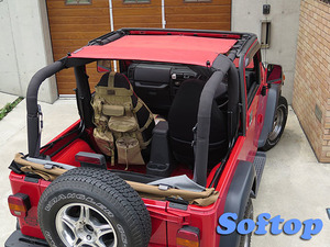 スパイダーウェブシェード KRAWLER(Tan) JeepWrangler TJ 97-06用 SPIDERWEBSHADE ジープ・ラングラー