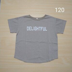 KIDS 夏物 子ども服 ベージュ 半袖 Tシャツ 120cm