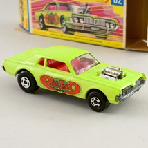 イギリス マッチボックス（matchbox） superfast MERCURY COUGAR RAT ROD DRAGSTER No.62 1970_画像2