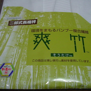 【東レ 爽竹長襦袢 二部式長襦袢 半衿付 夏物 洗える襦袢 絽紗 横絽 仕立て上がり品 M寸 新品】の画像5