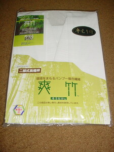 【東レ 爽竹長襦袢 二部式長襦袢 半衿付 夏物 洗える襦袢 絽紗 横絽 仕立て上がり品 M寸 新品】