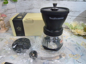 ■■　TULLY'S COFFEE MILL　コーヒーミル ブラック　未使用保管品■■