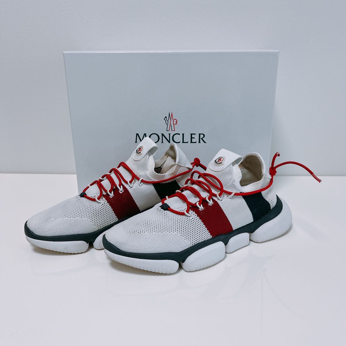 ほぼ新品】MONCLER モンクレール スニーカー ブーツ 黒|PayPayフリマ