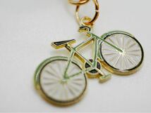 自転車　サイクリング　キーホルダー　ハンドメイド♪アクセサリー_画像2