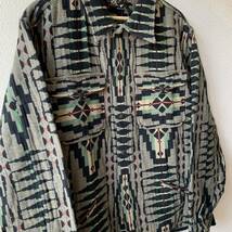 [新品未使用品] RRL JACQUARD NATIVE SNAP JACKET ダブルアールエル ジャガード ネイティブ SIZE XL_画像2