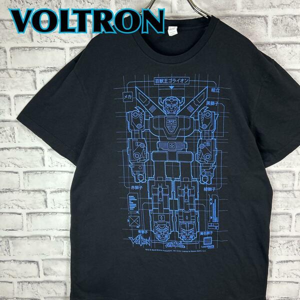 VOLTRON ボルトロン 百獣王ゴライオン アニメ Tシャツ 半袖 輸入品 春服 夏服 海外古着 キャラクター ロボット テレビ 番組