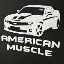 AmericanMuscle アメリカンマッスル 外車 Tシャツ 半袖 輸入品 春服 夏服 海外古着 車 スポーツカー V8 エンジン アメ車 マッスルカー_画像4