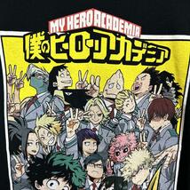 My Hero Academia 僕のヒーローアカデミア キャラクター大集合 アニメ 漫画 Tシャツ 半袖 輸入品 春服 夏服 海外古着 ヒロアカ_画像4