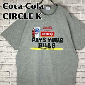 Coca Cola コカコーラ SWEEPSTAKES Tシャツ 半袖 輸入品 春服 夏服 海外古着 会社 企業 ジュース 炭酸飲料 両面デザイン サークルK