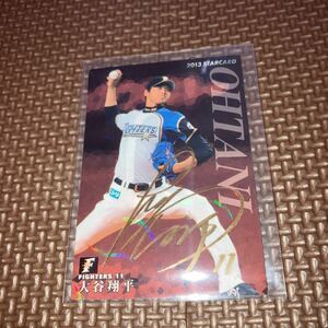  Calbee Professional Baseball chip s large . sho flat gold . autograph card 2013 year rookie card 