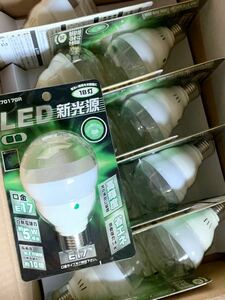 【YAZAWA】LED電球　E17　緑色　GL7017GR　18灯　　40点まとめて！！