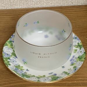 【未使用】 LOUIS PITAUD ルイピトー  茶托付き冷茶セット 5客セット！！の画像5