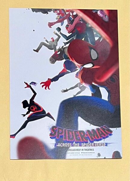 【スパイダーマン】アクロス・ザ・スパイダーバース　オリジナルアートカード　入場特典