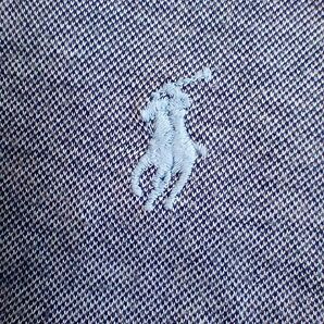 Ralph Lauren ラルフローレン ポロシャツ 半袖 Mサイズ コットン 綿100％ グレー レディースの画像4