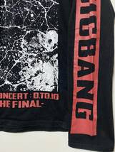 ★ BIG BANG 10 ビッグバン THE CONCERT 0.T0.10 THE FINAL 袖プリント 長袖Tシャツ ロングスリーブトップス 黒 ブラック M ビッグバン_画像5