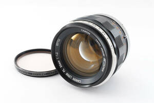 【並品】キャノン Canon FL 55mm f/1.2 Standard Prime MF Lens For FL FD Mount マニュアルフォーカス 5603