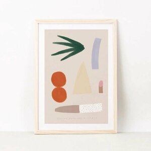 La Cucina wall Art Print A4 アート ポスター CoraAbstract 北欧 リビング Poster