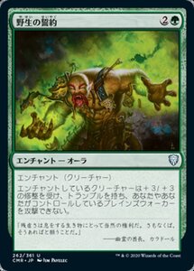 MTG ■緑/日本語版■ 《野生の誓約/Vow of Wildness》★FOIL★ 統率者レジェンズ　CMR