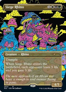 MTG ■金/英語版■ 《包囲サイ/Siege Rhino》★FOIL★ Secret Lair SLD