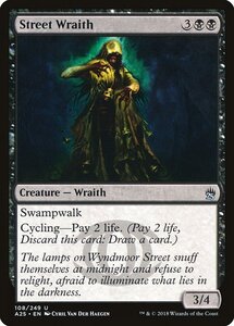 MTG ■黒/英語版■ 《通りの悪霊/Street Wraith》マスターズ25th A25