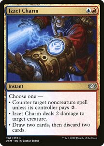 MTG ■金/英語版■ 《イゼットの魔除け/Izzet Charm》★FOIL★ ダブルマスターズ 2XM