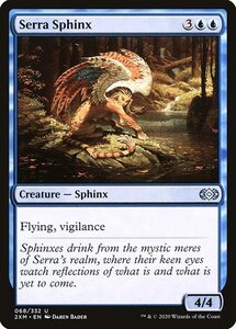 MTG ■青/英語版■ 《セラのスフィンクス/Serra Sphinx》★FOIL★ ダブルマスターズ 2XM