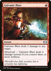 MTG ■赤/英語版■ 《感電破/Galvanic Blast》★FOIL★ ダブルマスターズ 2XM