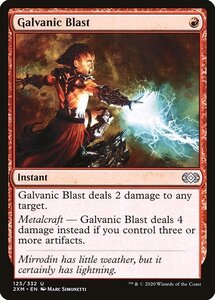 MTG ■赤/英語版■ 《感電破/Galvanic Blast》★FOIL★ ダブルマスターズ 2XM