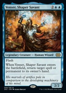 MTG ■青/英語版■ 《造物の学者、ヴェンセール/Venser, Shaper Savant》ダブルマスターズ2022 2X2