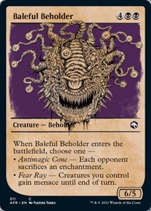 MTG ■黒/英語版■ 《悪意のビホルダー/Baleful Beholder》★ショーケースFOIL★ フォーゴトン・レルム探訪　AFR