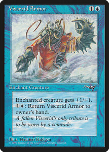 MTG ■青/英語版■ 《Viscerid Armor》アライアンス ALL