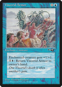 MTG ■青/英語版■ 《Viscerid Armor》アライアンス ALL