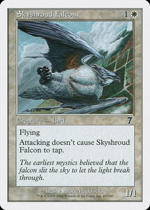 MTG ■白/英語版■ 《スカイシュラウドの隼/Skyshroud Falcon》★FOIL★ 第7版 7ED