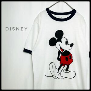 USA製 70s walt Disney tropix togs リンガーT ミッキー ヴィンテージ　ディズニー　半袖Tシャツ