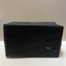 希少 未使用 イブサンローラン メイクポーチ クラッチバッグ Yves Saint Laurent ブラック 小物入れ ノベルティ_画像4