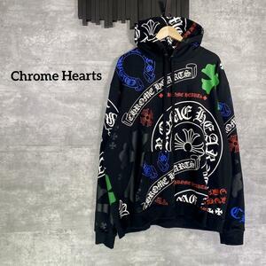 『Chrome Hearts 』クロムハーツ (XL) プリントパーカー