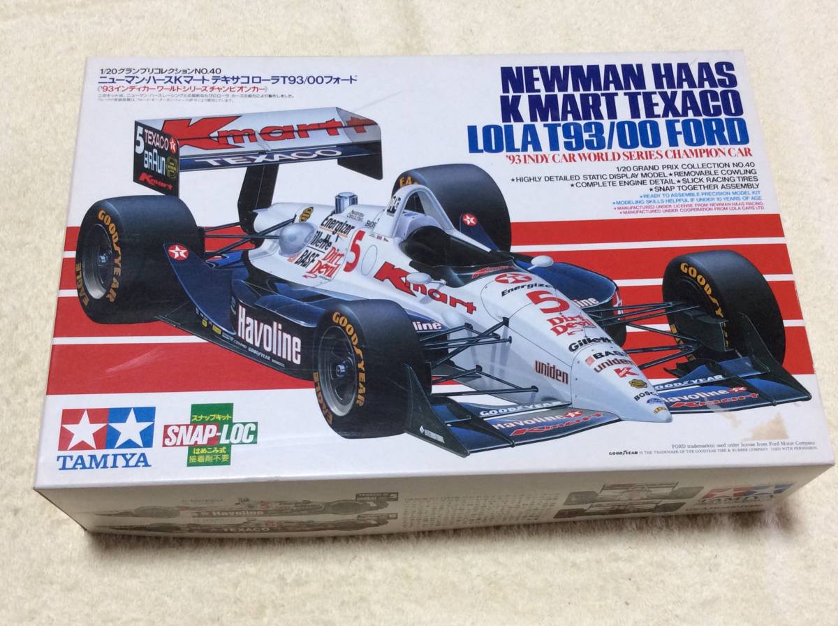 1/20タミヤ ニュウーマンハース・テキサコ・ローラT93/00フォード( 未