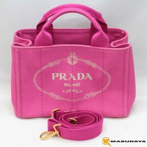 ◆◇【美品】PRADA プラダ カナパ 2WAY ミニトートバック B2439G◇◆