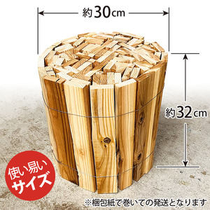 火付き良好 ４年以上乾燥させた薪（杉松混在） 30cmの長さで扱い易い ナタで割りやすい 手頃なサイズ 紙包み発送 汚れにくい 5