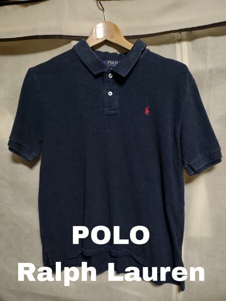 POLO RALPH LAUREN ポロラルフローレン レディースポロシャツLサイズ色ネイビー