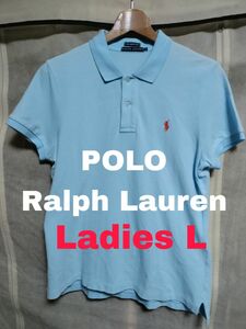 POLO RALPH LAUREN ポロラルフローレン レディースLサイズ色ブルー
