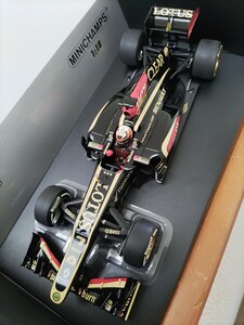 ☆ 絶版稀少美品！ラスト1！PMA1/18 Lotus Renault F1 team Е21 オーストラリアGP Winner ＃7 K.ライコネン 2013 ガッツポーズver.☆