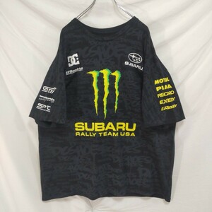 DC SHOES Tシャツ XXL ケンブロック #43 KEN BLOCK ケンブロック SUBARU RALLY TEAM USA レース レーシング ラリー ビッグサイズ