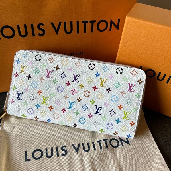 LOUIS VUITTON モノグラム　マルチカラー　ジッピーウォレット ブロン